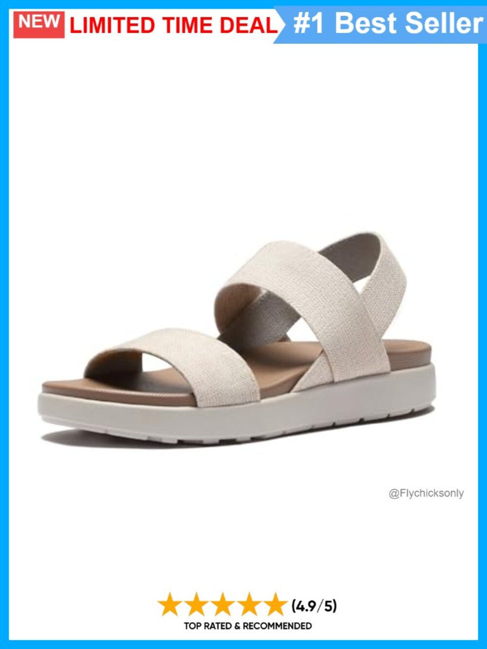 Women's Comfortable Walking Sandals Platform Arch Support Slip On
